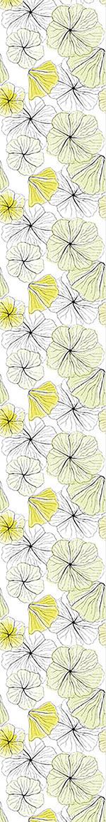 patterned-wallpaper-hibiscus-blossoms