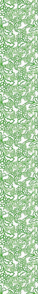 patterned-wallpaper-oriental-tendrillars