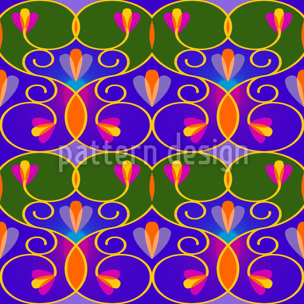 patterned-wallpaper-swirls-and-trellis