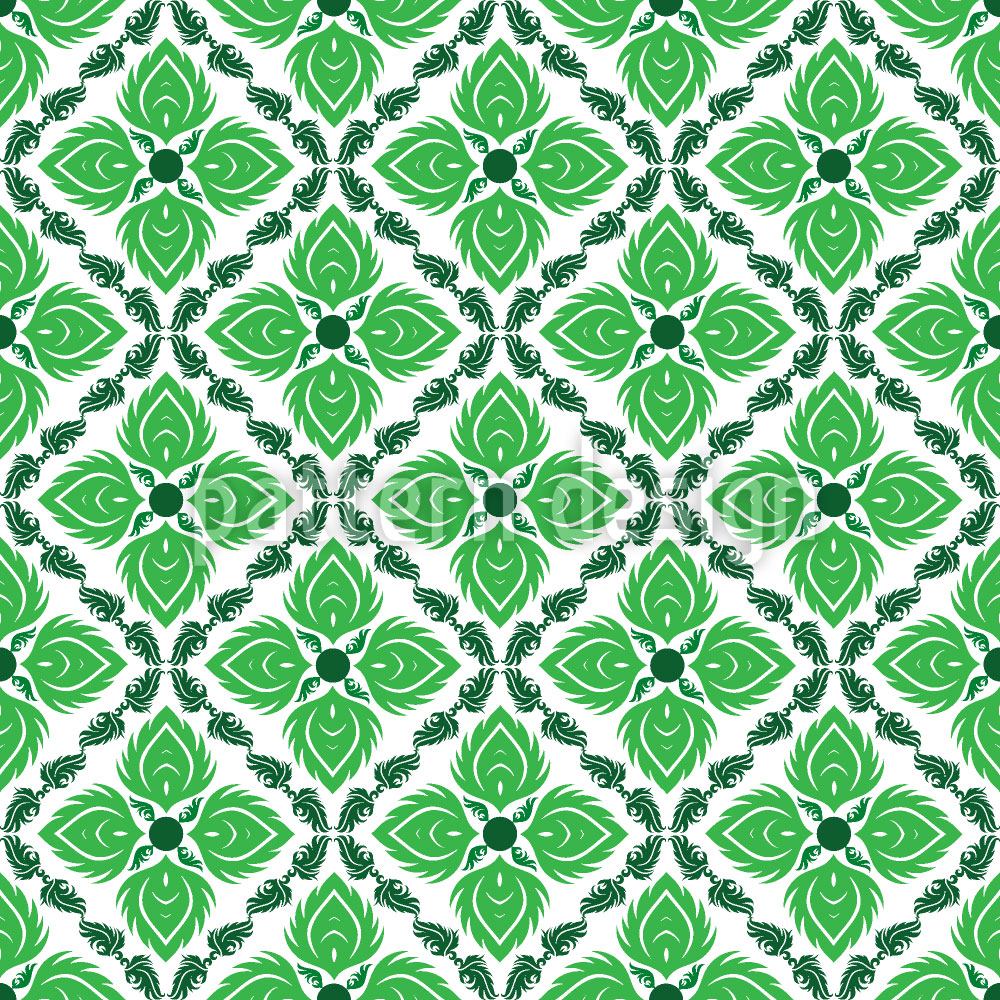 patterned-wallpaper-captivating-green