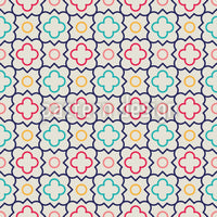 patterned-wallpaper-cute-quatrefoil-flowers