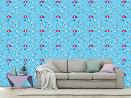 patterned-wallpaper-fun-in-the-rain