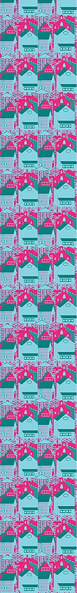 patterned-wallpaper-modern-city