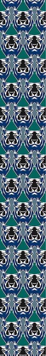 patterned-wallpaper-the-tiger-is-the-king-of-the-jungle