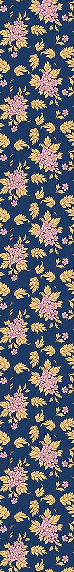 patterned-wallpaper-darkblue-bouquet