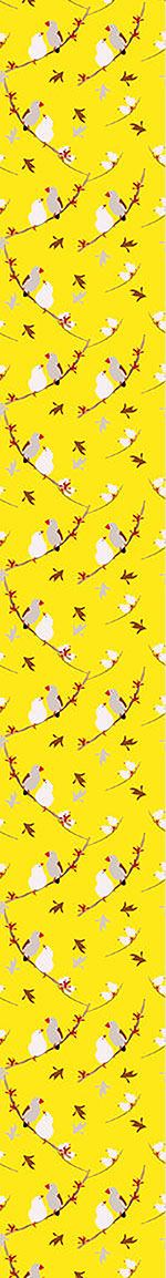 patterned-wallpaper-lovebirds-yellow