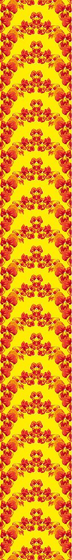 patterned-wallpaper-pansies-zigzag