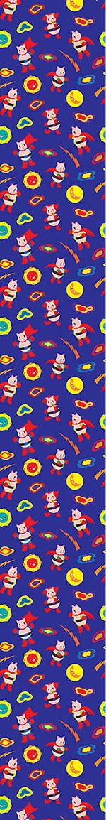 patterned-wallpaper-super-piggy-saves-the-world