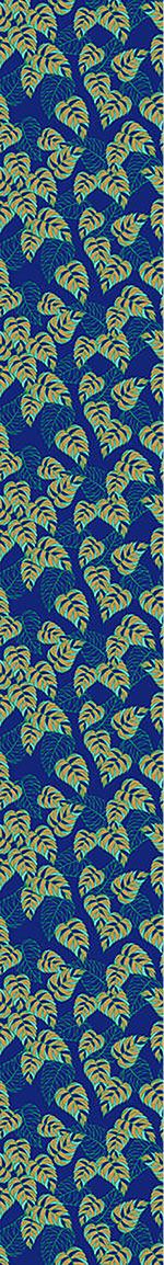 patterned-wallpaper-birch-leaf-at-night