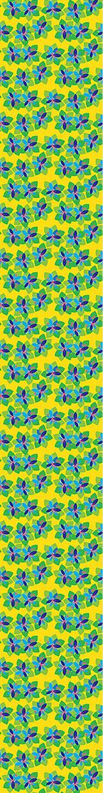 patterned-wallpaper-tropical-paper-flowers