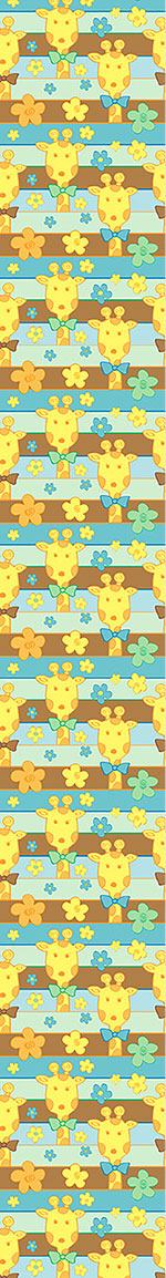 patterned-wallpaper-giraffes-in-the-flowerbed