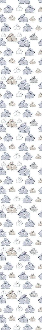 patterned-wallpaper-rabbit-family