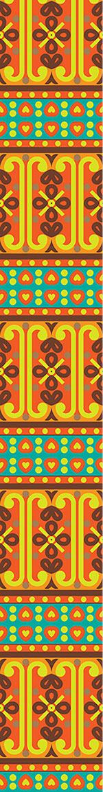 patterned-wallpaper-oriental-ethno-bordure