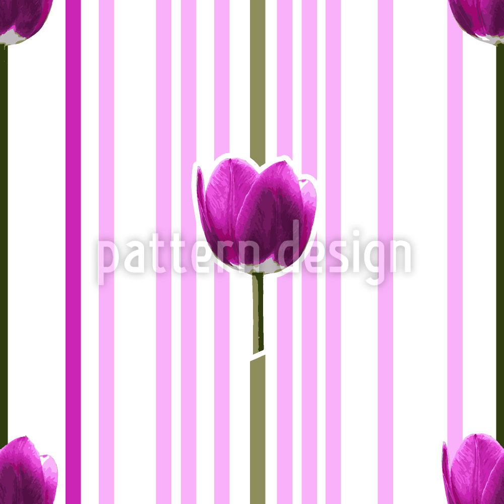 patterned-wallpaper-pink-tulip