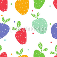 patterned-wallpaper-apples-on-dots