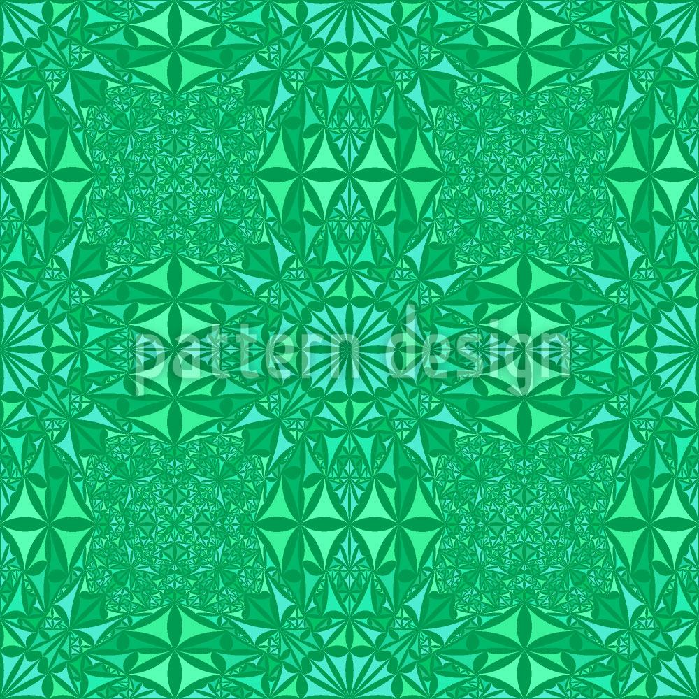 patterned-wallpaper-emerald-glass