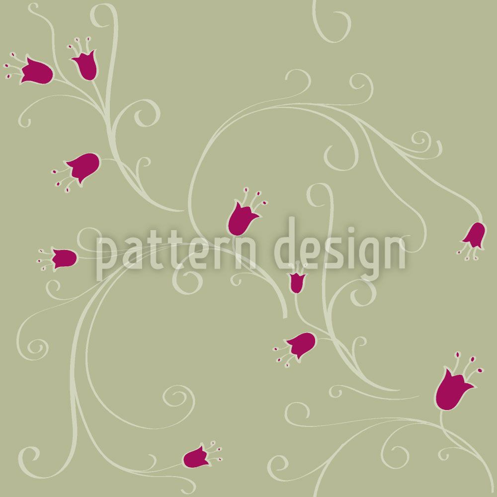 patterned-wallpaper-cirri-of-bell-flowers