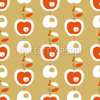 patterned-wallpaper-apples-in-caramel