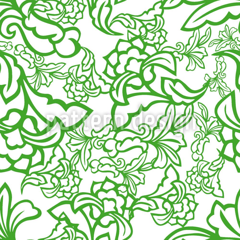 patterned-wallpaper-oriental-tendrillars