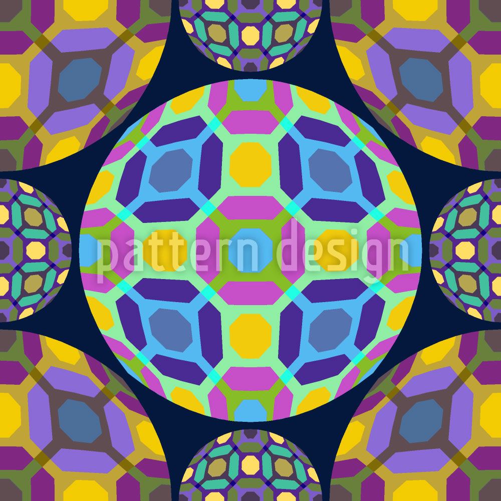 patterned-wallpaper-porthole-geometry