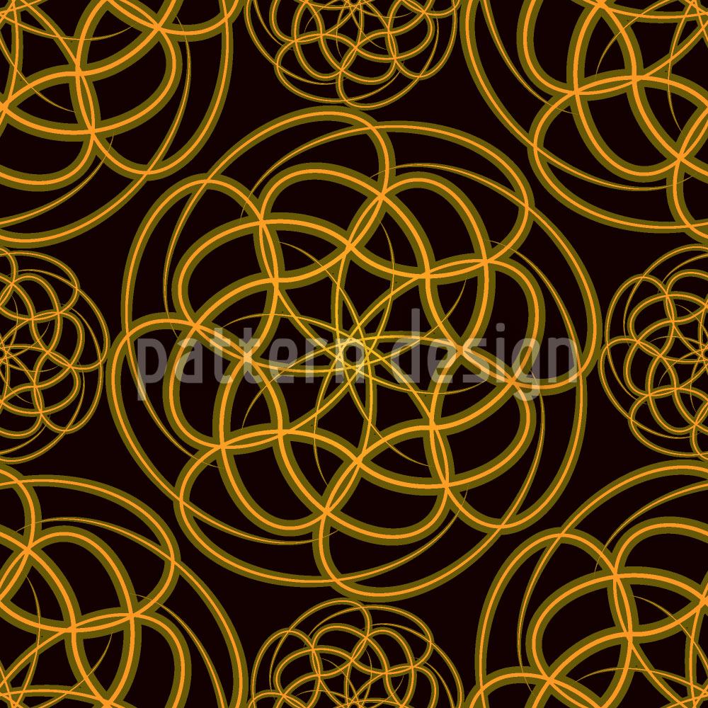 patterned-wallpaper-golden-wheels