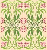 patterned-wallpaper-mystic-flora-green