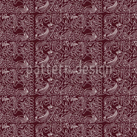 patterned-wallpaper-filigree-chocolate