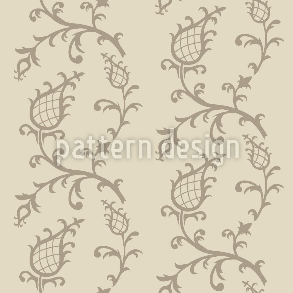 patterned-wallpaper-cinderella-beige