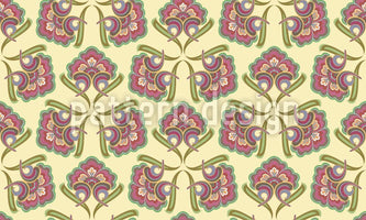 patterned-wallpaper-historic-flowers