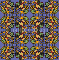 patterned-wallpaper-ethno-bird-blue