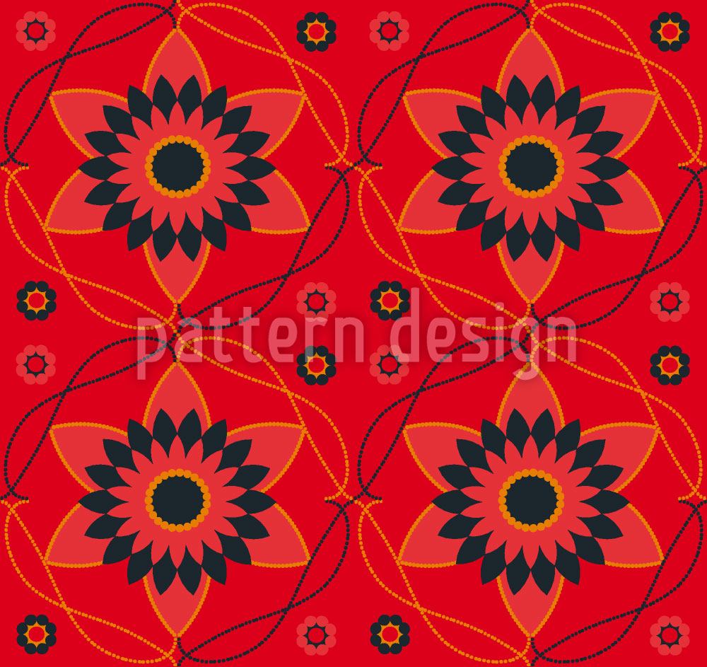 patterned-wallpaper-flowers-of-byzanz