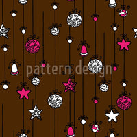 patterned-wallpaper-christmas-tree-decorations