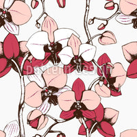 patterned-wallpaper-exotic-orchid