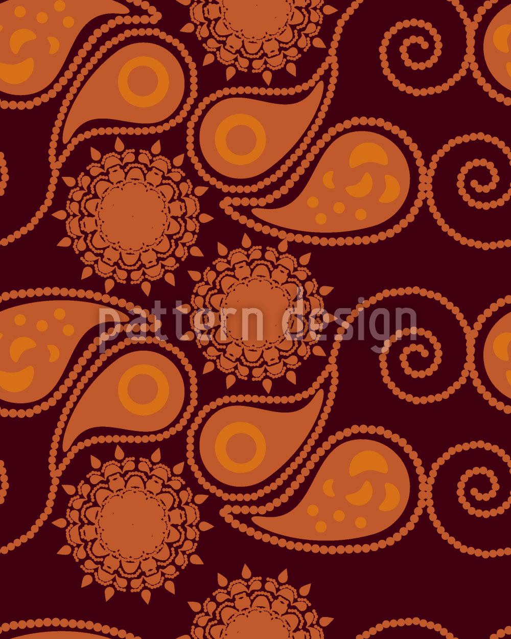 patterned-wallpaper-autumn-paisleys