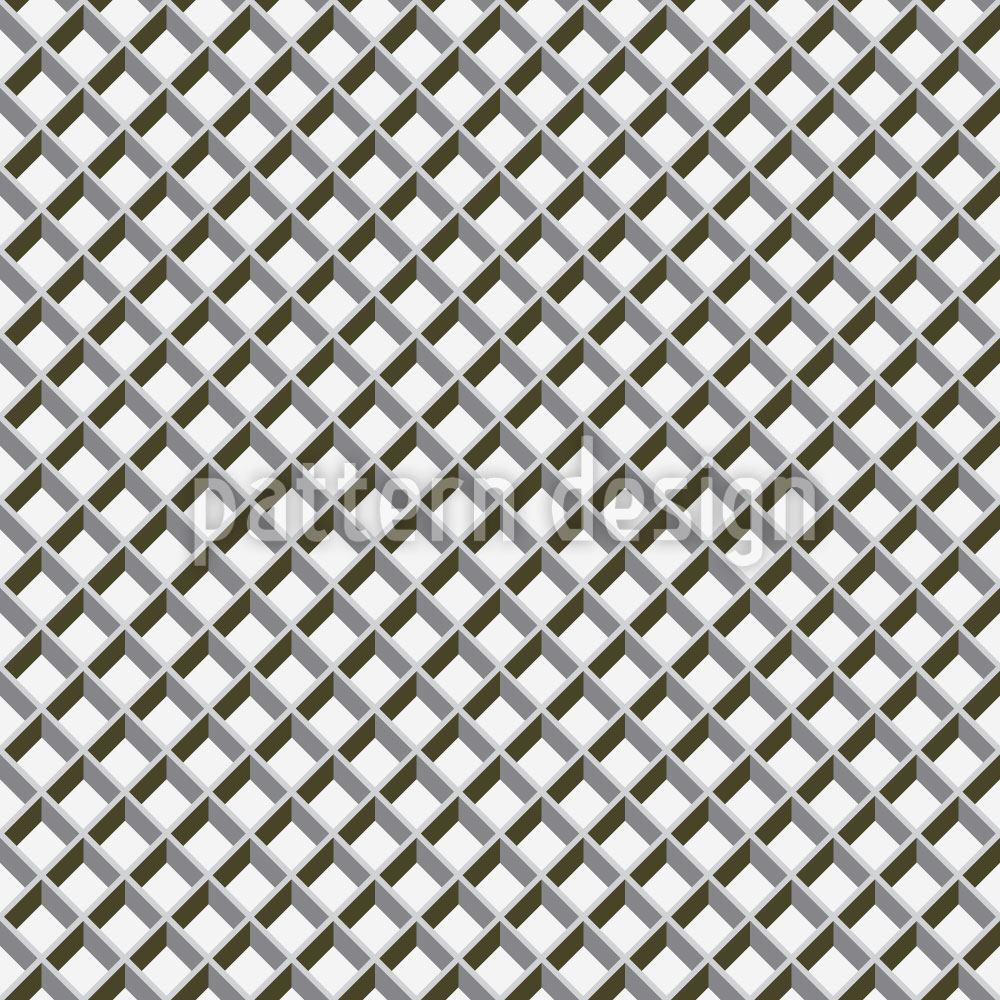 patterned-wallpaper-metal-grid