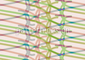 patterned-wallpaper-rubber-band-bracelets