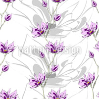 patterned-wallpaper-magnolia-blossoms