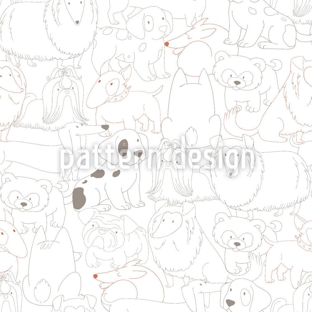 patterned-wallpaper-cute-dogs-meeting