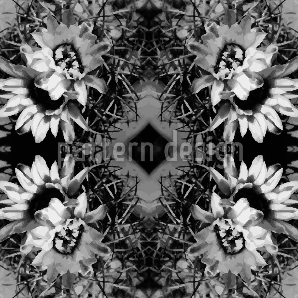 patterned-wallpaper-flowering-cactus