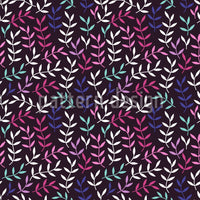 patterned-wallpaper-leaves-bohemian-at-night