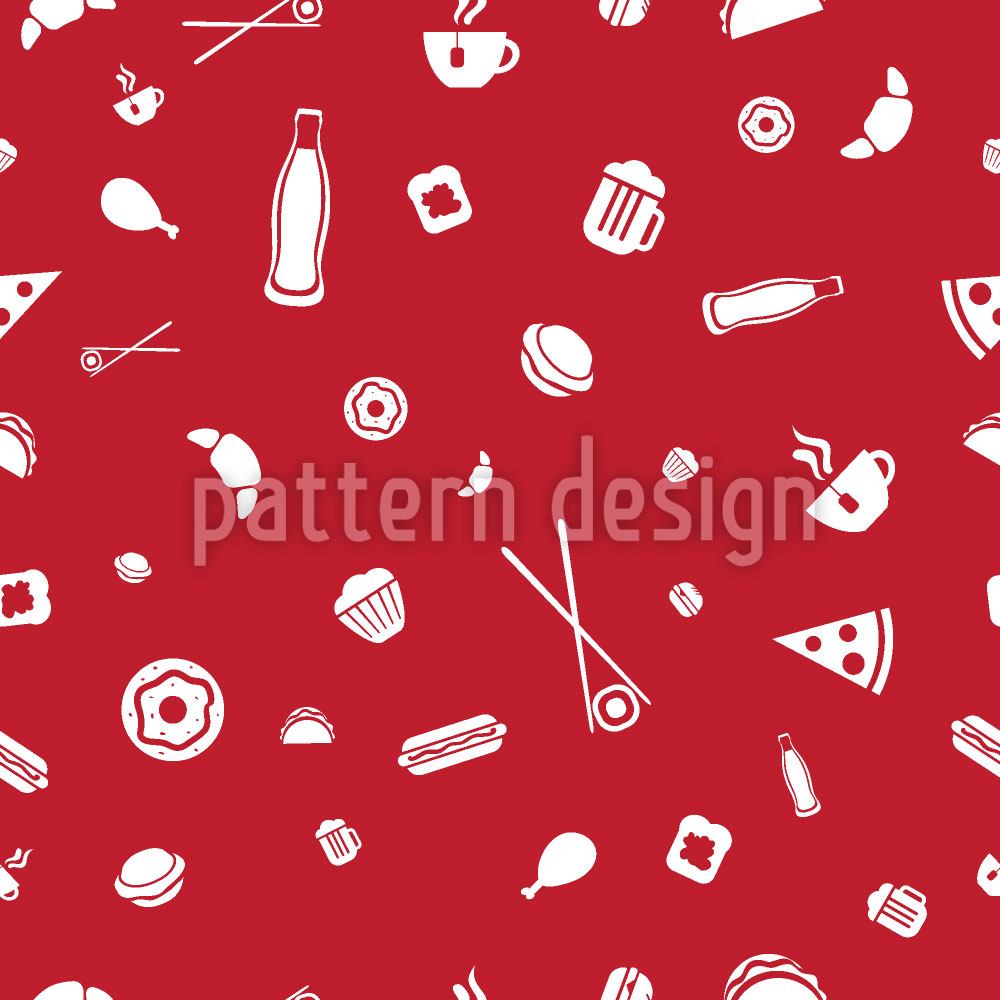 patterned-wallpaper-snack-bar