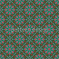 patterned-wallpaper-retro-flowers