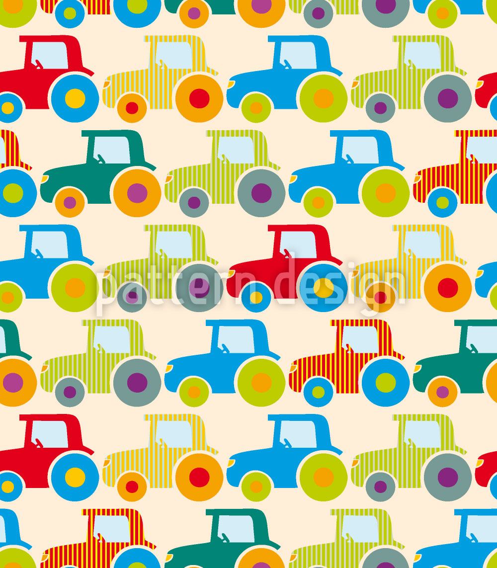 patterned-wallpaper-tractor-show