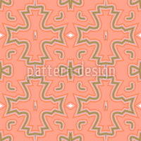 patterned-wallpaper-salmon-colored-crosses