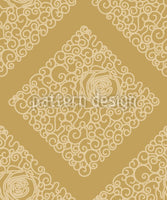 patterned-wallpaper-sleeping-beauties-gold