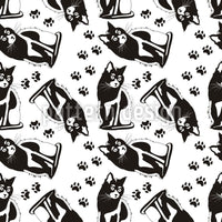 patterned-wallpaper-cats-on-their-watch