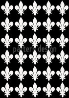 patterned-wallpaper-fleur-de-lys-at-night