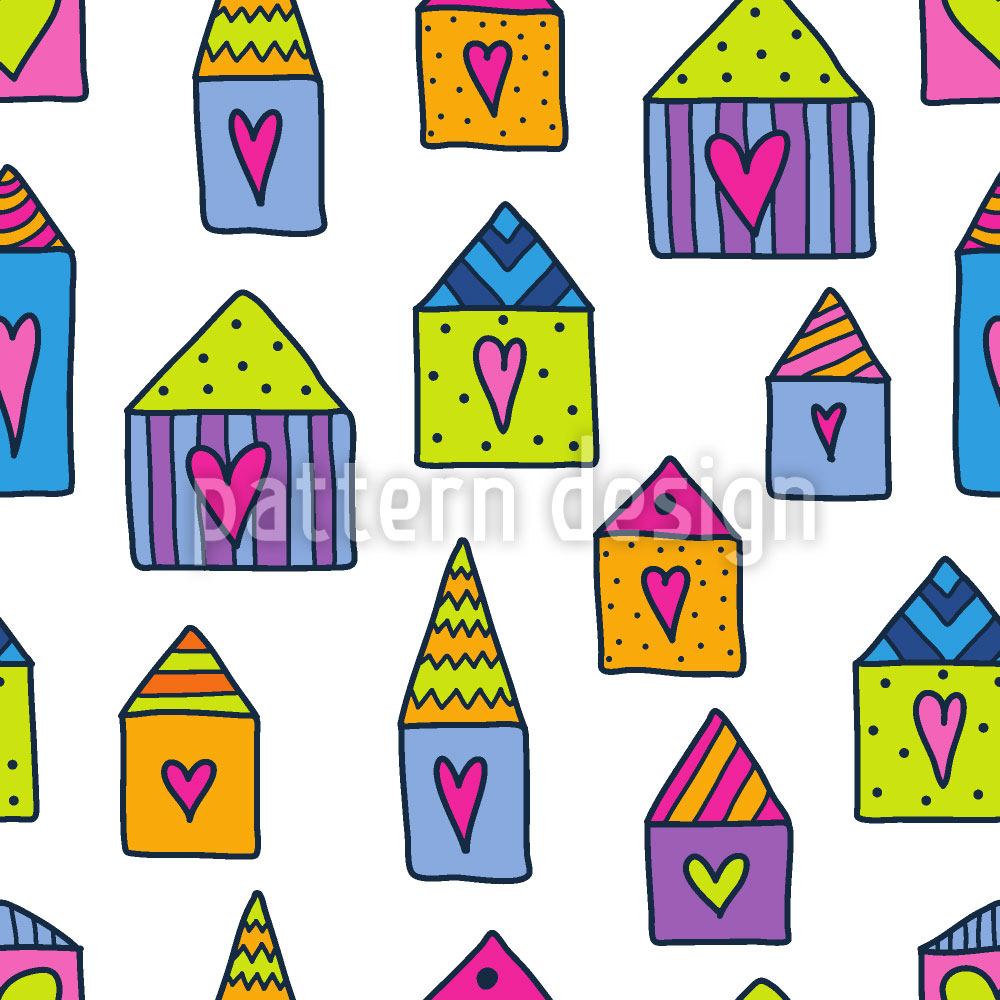 patterned-wallpaper-lovely-houses