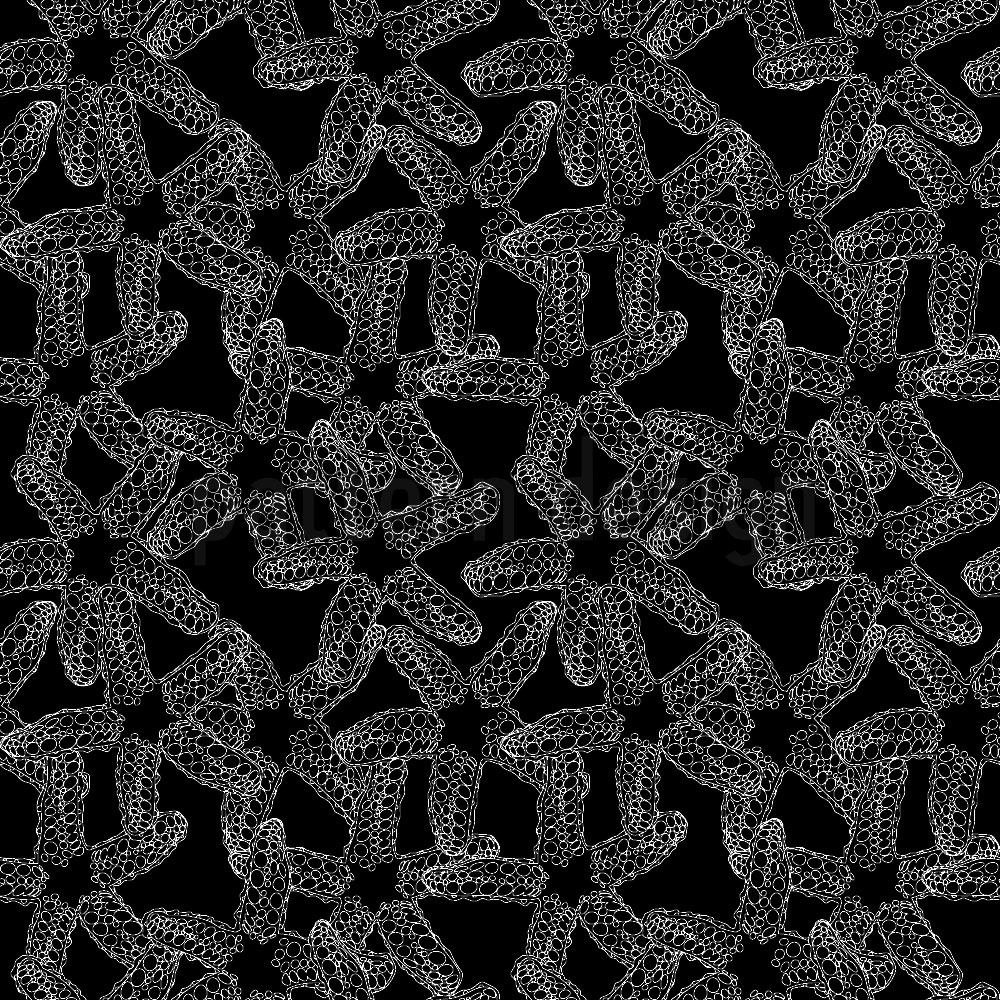 patterned-wallpaper-starfish-monochrome