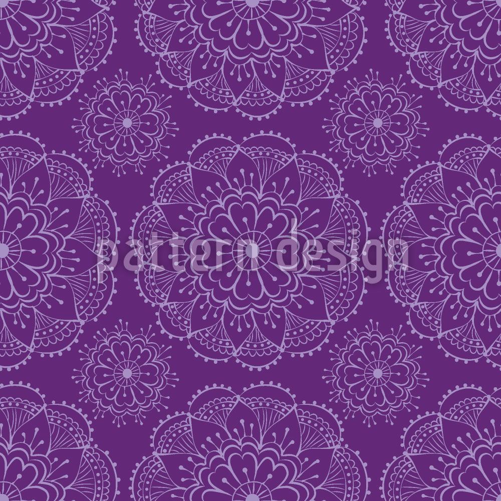 patterned-wallpaper-henna-flowers